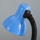 Настольная лампа "Джуни" Е27 15Вт голубой 14х14х31 см RISALUX - Фото 6