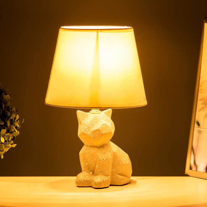 Настольная лампа "Кошечка" Е14 40Вт 20х20х35 см RISALUX - фото 1889981115