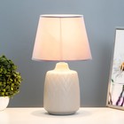 Настольная лампа "Джайм" Е14 40Вт серый 25х25х38 см RISALUX - фото 42756500