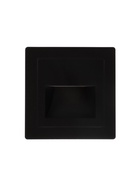 Встраиваемый светильник для лестницы, 1.5 Вт, 60 Лм, 3000К, 86×86 мм, IP20, 220 В, чёрный, свечение тёплое белое - Фото 5