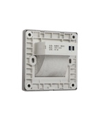 Встраиваемый светильник для лестницы, 1.5 Вт, 60 Лм, 3000К, 86×86 мм, IP20, 220 В, серебристый, свечение тёплое белое - Фото 6