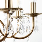 Люстра "Мальдива" 8хЕ14 40Вт золото 62х62х32-82см BayerLux - фото 23059171