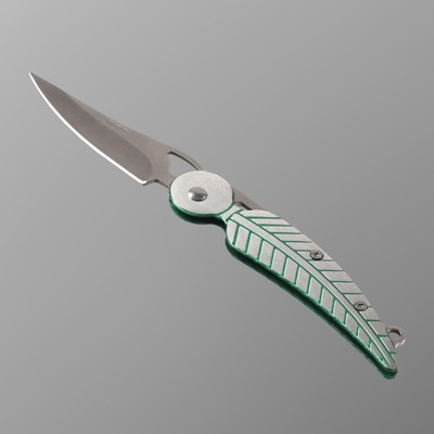 Нож складной "Лист" 13,8см, клинок 63мм/2мм