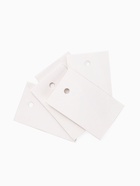 Ценник набор 100 шт. 2.3×3.7 см, отверстие 3 мм, белый  (артикул 9218022)  большой выбор товаров оптом и в розницу по низким ценам с доставкой