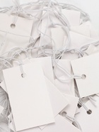 Ценник набор 100 шт. 2.3×3.7 см, отверстие 3 мм, белый  (артикул 9218022)  большой выбор товаров оптом и в розницу по низким ценам с доставкой