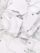 Ценники на верёвке, 100 шт. отверстие 2 мм, 2.5×1.5 см, белый  (артикул 9218024)  большой выбор товаров оптом и в розницу по низким ценам с доставкой