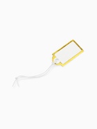 Ценники на верёвке, 100 шт. отверстие 3 мм, 1.3×2.5 см, белые, золотой  (артикул 9218025)  большой выбор товаров оптом и в розницу по низким ценам с доставкой