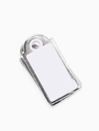 Ценники на верёвке, 100 шт. отверстие 3 мм, 1.3×2.5 см, белые, серебристый  (артикул 9218026)  большой выбор товаров оптом и в розницу по низким ценам с доставкой