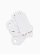 Ценники на верёвке, 100 шт.,1.3×2.6 см, белый 9218028