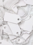 Ценники на верёвке, 100 шт.,1.3×2.6 см, белый 9218028