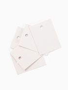 Ценники на верёвке, 100 шт. отверстие 4 мм, 3×4 см, белый  (артикул 9218032)  большой выбор товаров оптом и в розницу по низким ценам с доставкой