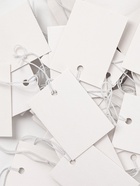 Ценники на верёвке, 100 шт. отверстие 4 мм, 3×4 см, белый  (артикул 9218032)  большой выбор товаров оптом и в розницу по низким ценам с доставкой