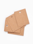 Ценники на верёвке «Крафт», 100 шт. отверстие 3 мм, 3×4 см, бежевый  (артикул 9218033)  большой выбор товаров оптом и в розницу по низким ценам с доставкой