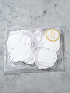 Ценники на верёвке, 100 шт., 2.5×4 см, белый - Фото 2