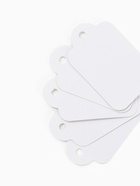 Ценники на верёвке, 100 шт. отверстие 3 мм, 2.5×4 см, белый  (артикул 9218034)  большой выбор товаров оптом и в розницу по низким ценам с доставкой