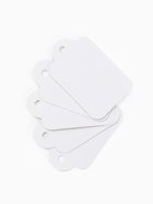 Ценники на верёвке, 100 шт. отверстие 3 мм, 2.5×4 см, белый  (артикул 9218034)  большой выбор товаров оптом и в розницу по низким ценам с доставкой