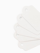 Ценники на верёвке, 100 шт. отверстие 3 мм, 3.3×1.8 см, белый  (артикул 9218035)  большой выбор товаров оптом и в розницу по низким ценам с доставкой