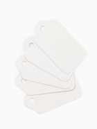 Ценники на верёвке, 100 шт. отверстие 3 мм, 3.3×1.8 см, белый  (артикул 9218035)  большой выбор товаров оптом и в розницу по низким ценам с доставкой