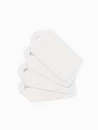 Ценники на верёвке, 100 шт. отверстие 3 мм, 3.3×1.8 см, белый  (артикул 9218035)  большой выбор товаров оптом и в розницу по низким ценам с доставкой