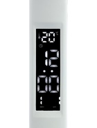 Лампа настольная светодиодная, часы, календарь, термометр, 3 режима, USB, 12×17×34 см, белая - Фото 7