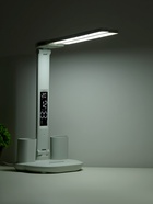 Часы - лампа электронные: календарь, термометр, LED, 3 режима, USB, 32×12×17 см - Фото 6