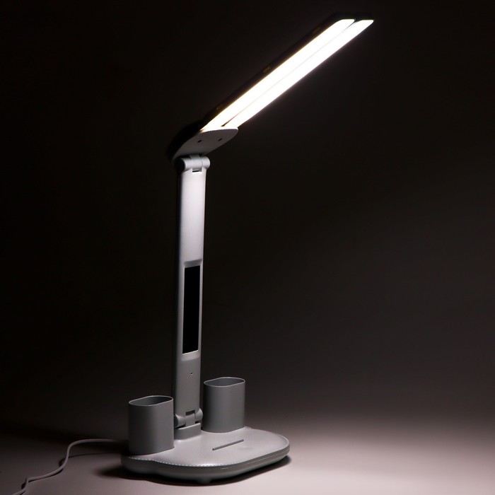 Часы-лампа электронные: календарь, термометр, LED, 3 режима, USB, 32 x 12 x 17 см - фото 51500750 Часы-лампа электронные: календарь, термометр, LED, 3 режима, USB, 32 x 12 x 17 см - фото 51500750