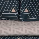Постельное бельё Этель 2 сп "Triangular illusion" 175х215, 200х220, 70х70-2 шт, бязь, 125 г/м2 - Фото 4