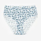 Набор трусов женских Collorista "Цветы", 2 шт, цвет синий, размер 50 (комплект 2 шт) - фото 21994644