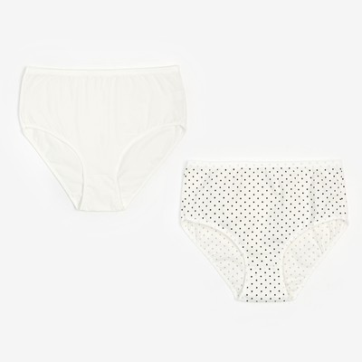 Набор трусов женских Collorista, 2 шт., цвет молочный, размер 56