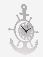Часы настенные интерьерные «Якорь», 3D, наклейка, 45×31 см - Фото 2