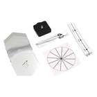 Часы настенные интерьерные «Соты», 3D, наклейка, плавный ход,, 27×26 см - Фото 2