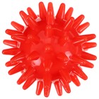 Мяч массажный ONLYTOP «Ёжик», d=4,5 см, цвет красный - фото 184613
