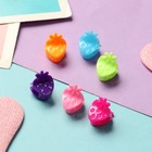 Крабик для волос «Куклёнок», 1.4 см, клубничка, набор 10 шт., МИКС (комплект 6 шт) - фото 21994974