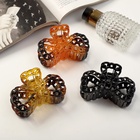 Крабик для волос «Рамона», бантик, 9 см, МИКС (комплект 12 шт) - фото 51866657