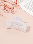 Крабик для волос «Мейли», прямой, 8.5 см, прозрачный - Фото 2