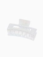 Крабик для волос «Мейли», прямой, 8.5 см, прозрачный - Фото 3