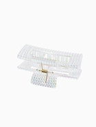 Краб для волос "Мейли" прямой, 8,5 см, прозрачный (12 шт) - фото 809224782