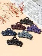 Крабик для волос «Классика», завитки люкс, 9 см, МИКС - Фото 3