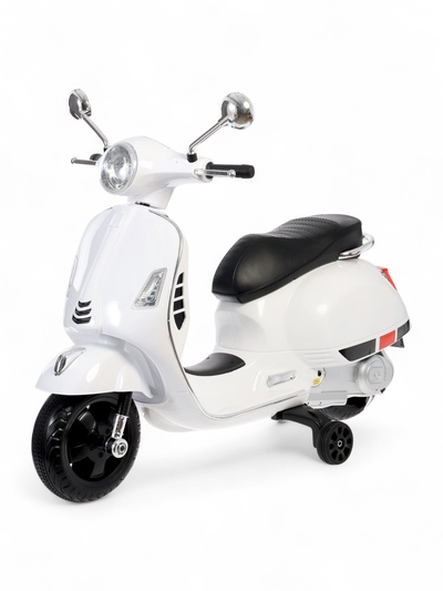 УЦЕНКА (Трещины на задней фаре) Электромотоцикл «Скутер», белый