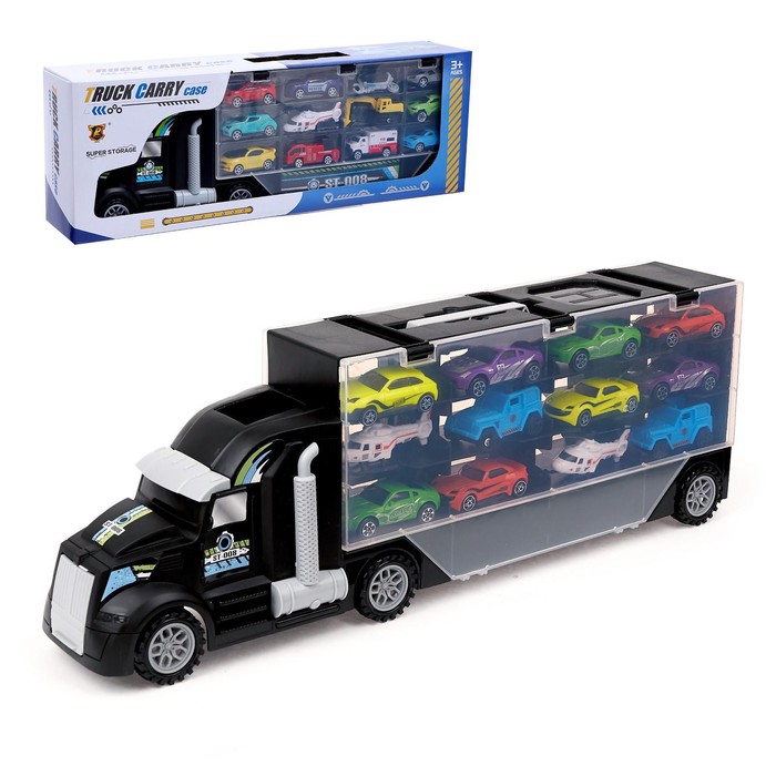 УЦЕНКА Грузовик «Перевозчик», в комплекте 10 машин и 2 вертолёта - Фото 1