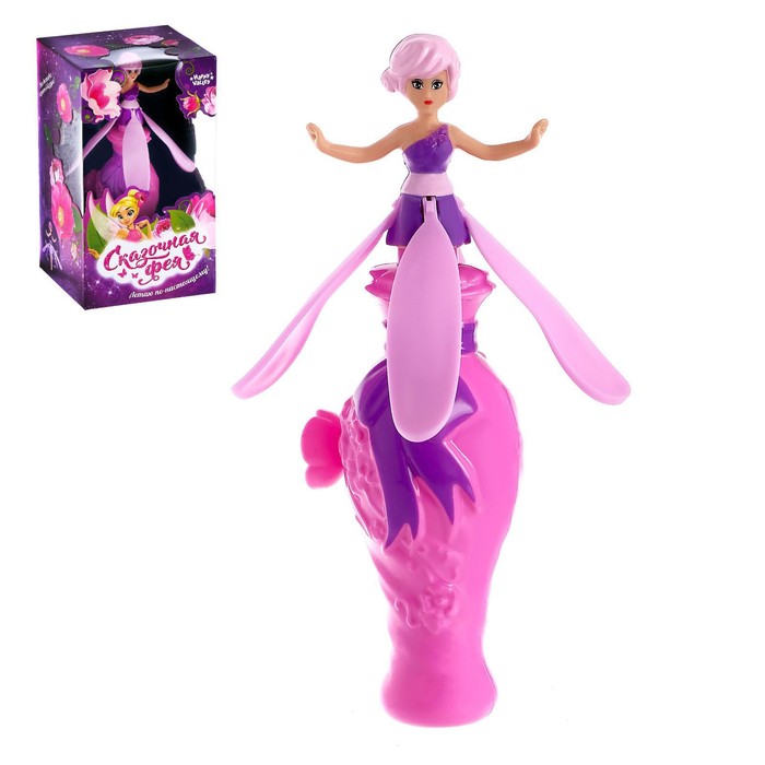 УЦЕНКА Кукла-юла летающая и парящая «Принцесса», 2 в 1, на заводном механизме, МИКС - Фото 1