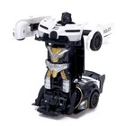 Робот радиоуправляемый «Спорткар», трансформируется, работает от батареек, цвета МИКС, уценка - Фото 4