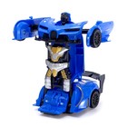 Робот радиоуправляемый «Спорткар», трансформируется, работает от батареек, цвета МИКС, уценка - Фото 6