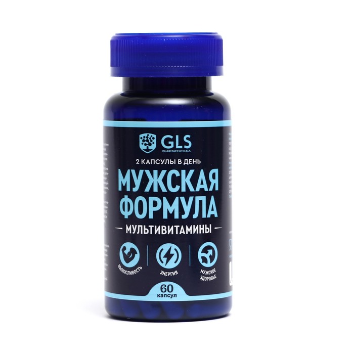 Мультивитамины "Мужская формула" GLS, 60 капсул по 440 мг - Фото 1