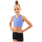 Топ-борцовка для гимнастики и танцев Grace Dance, р. 36, цвет сирень - фото 21995379