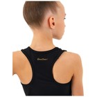 Майка-борцовка для гимнастики и танцев Grace Dance, р. 36, цвет чёрный - фото 21995539