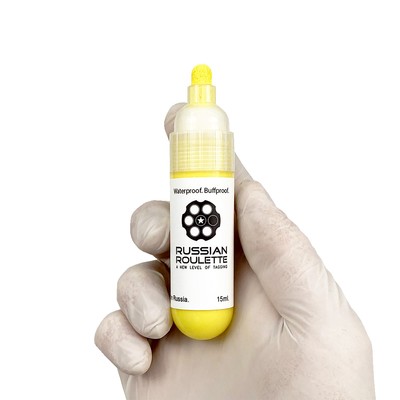 Маркер Russian Roulette 8mm 15мл "Yellow paint"