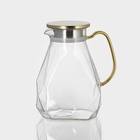 Набор для напитков Magistro «Льдинка», 5 предметов: кувшин 1.6 л, 4 кружки 300 мл, стекло - Фото 2