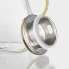 Набор для напитков Magistro «Льдинка», 5 предметов: кувшин 1.6 л, 4 кружки 300 мл, стекло - Фото 4