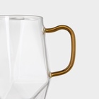 Набор для напитков Magistro «Льдинка», 5 предметов: кувшин 1.6 л, 4 кружки 300 мл, стекло - Фото 9